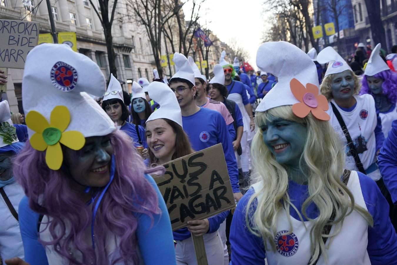 El desfile de Carnaval de Bilbao en imágenes