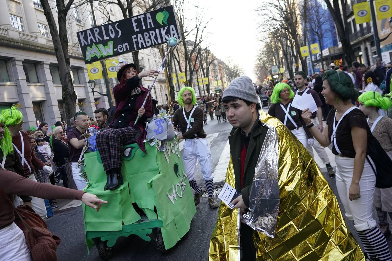 El desfile de Carnaval de Bilbao en imágenes