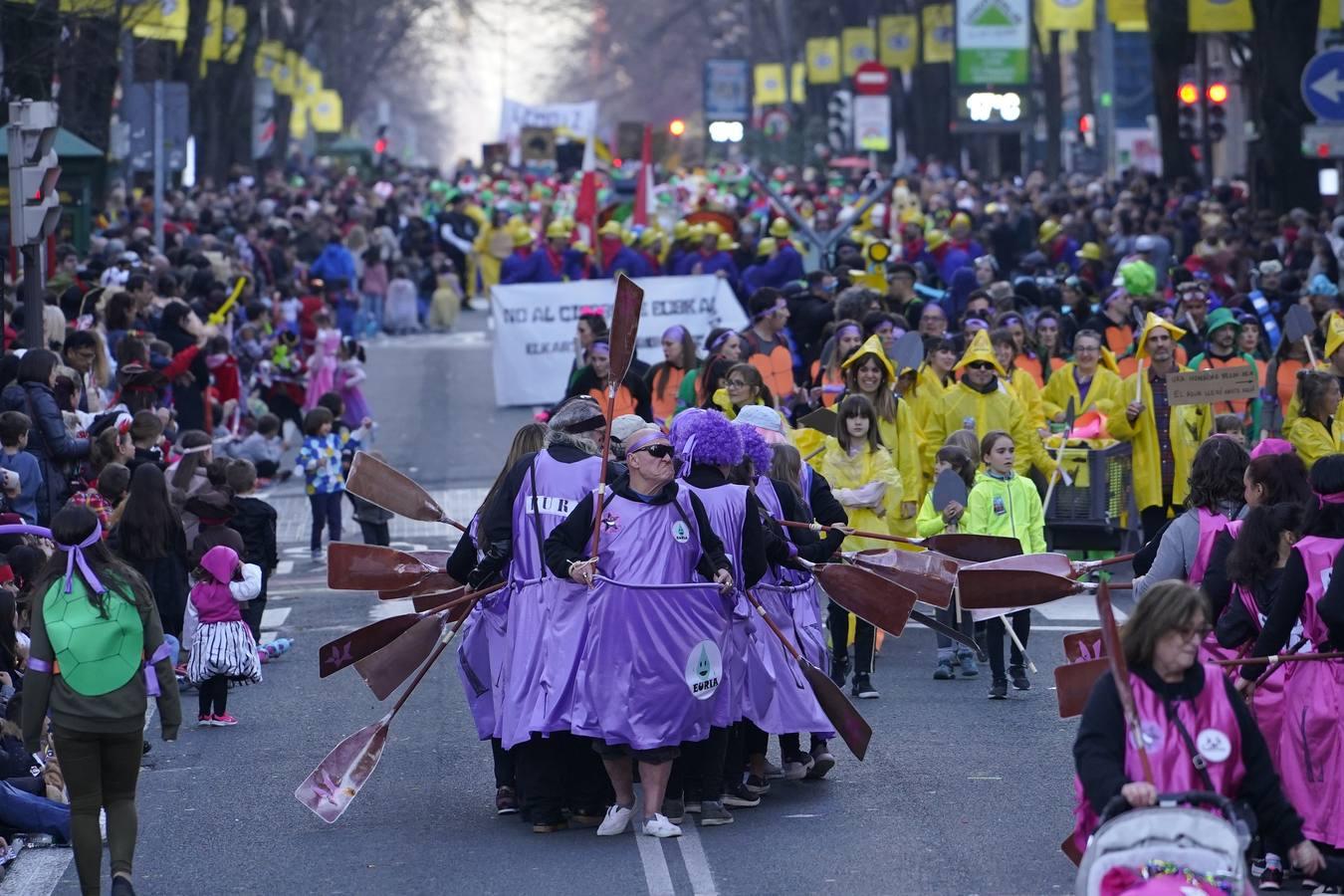 El desfile de Carnaval de Bilbao en imágenes