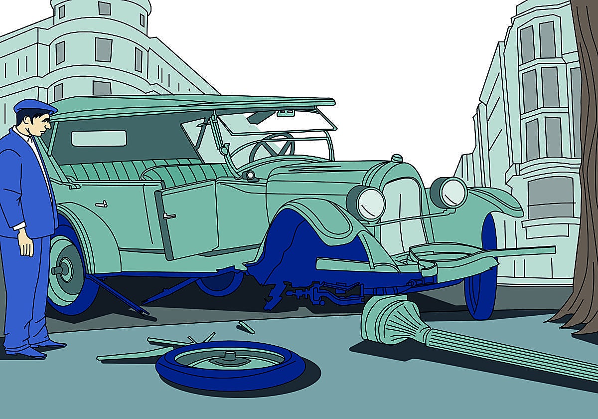 Aquellas primeras «víctimas del automovilismo» en Bizkaia