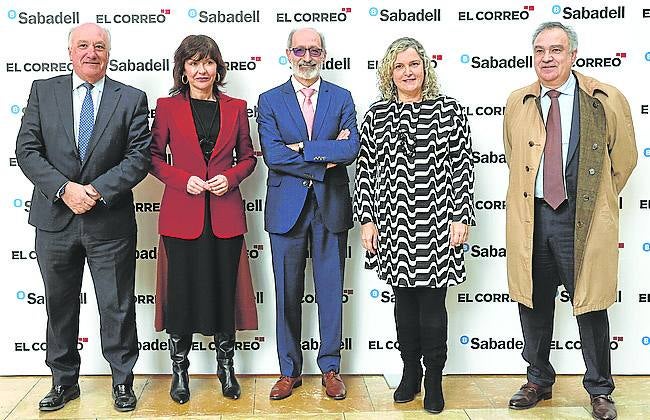 Josu Sánchez, María Goti, Eduardo Junkera, Isabel Busto y Eduardo Aréchaga. 