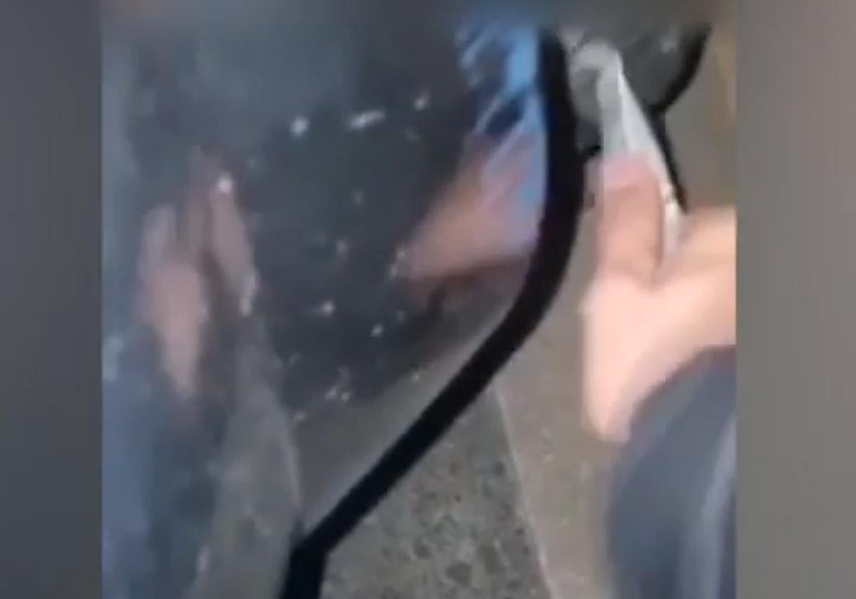 La Policía investiga a un joven que se grabó pinchando ruedas de coches en Portugalete