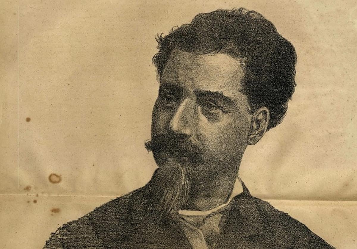 Serrate en un grabado incluido en el primer número de su revista 'La ilustración gimnástica'.