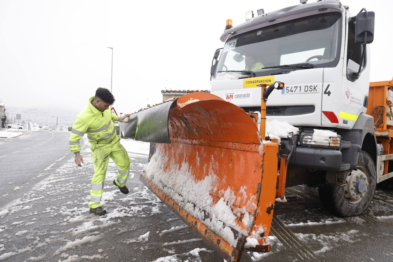 La nieve retorna a Álava