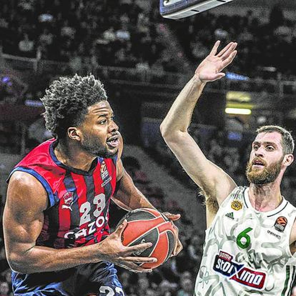 Enoch, durante el triunfo ajustado ante el Panathinaikos.