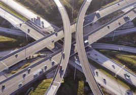 Autopista en Toronto (Canadá) construida por Ferrovial.