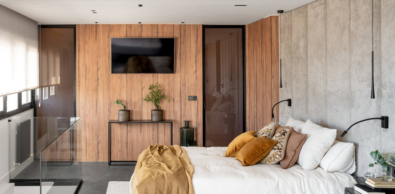 El dúplex de diseño de una pareja en Santurtzi con vistas inmejorables