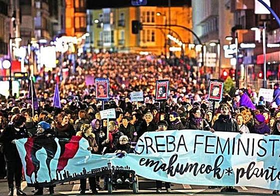 Euskadi se aísla de la división ante el 8-M y se manifestará de forma unitaria