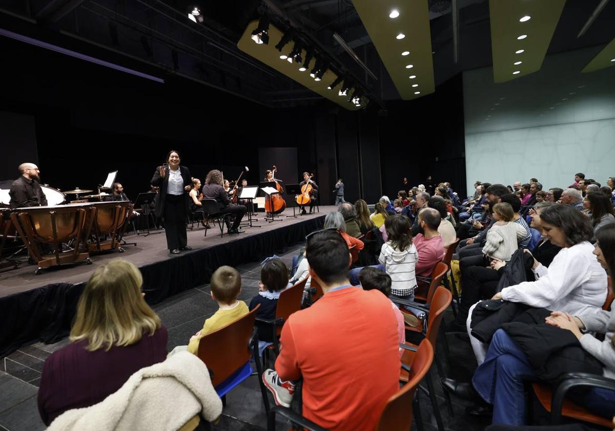 Uno de los auditorios abarrotados del Palacio Euskalduna durante el Musika-Música.