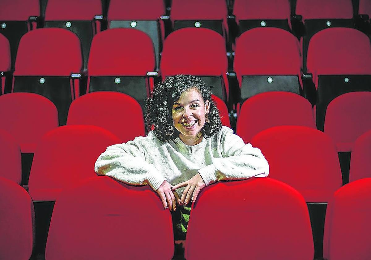 María Goiricelaya en el Teatro Alhambra de Granada, donde esta semana ha estrenado 'Nevenka' con la compañía Histrión.