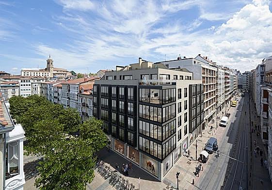 Así quedará el edificio de la calle Dato una vez concluyan las obras