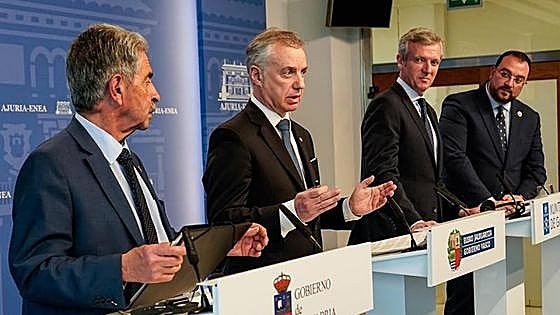 Euskadi, Galicia, Asturias y Cantabria crean el «lobby del norte» para «ejercer presión política»