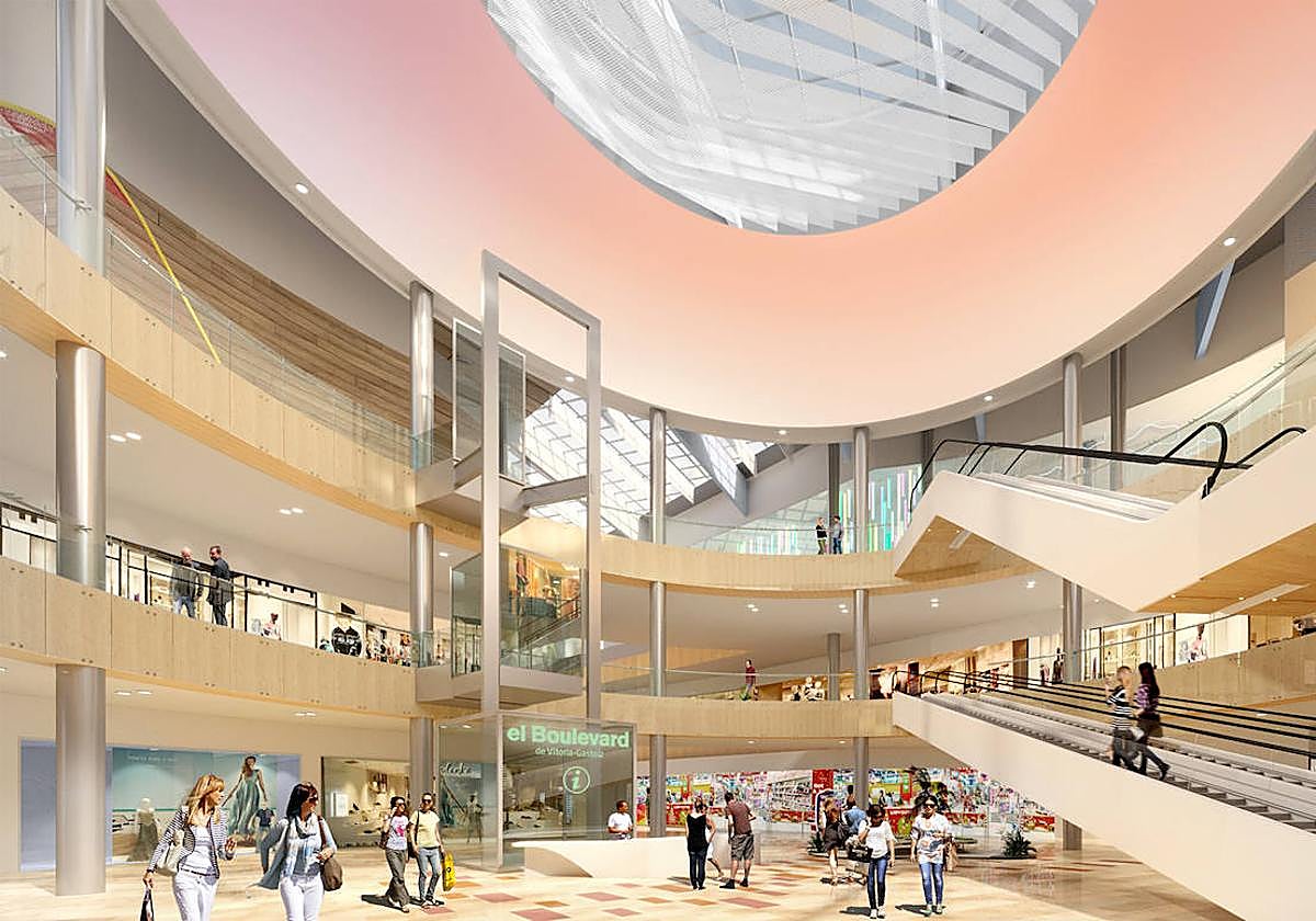 Así quedará el interior de El Boulevard tras las obras.