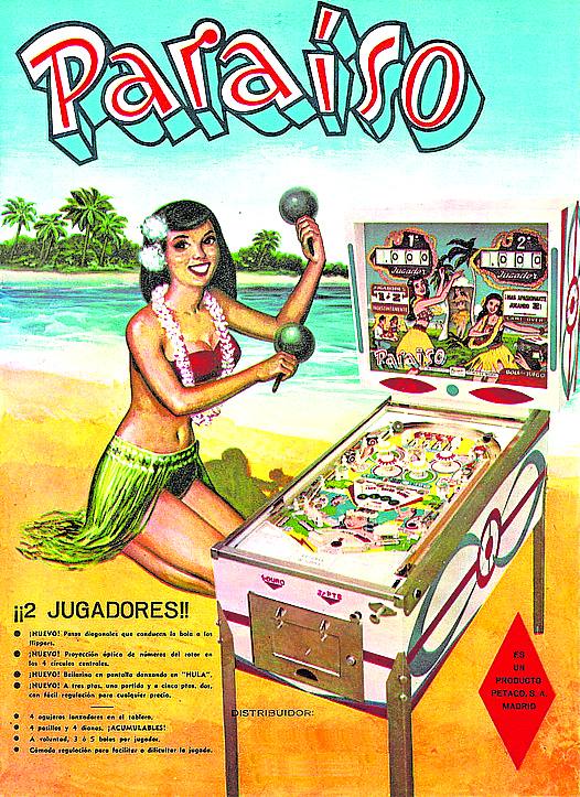 Imagen - Para dos jugadores. Modelo con doble marcado hecho en los sesenta por la empresa PETACO.