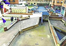 La plaza fue limpiada ayer después del envío del documento.