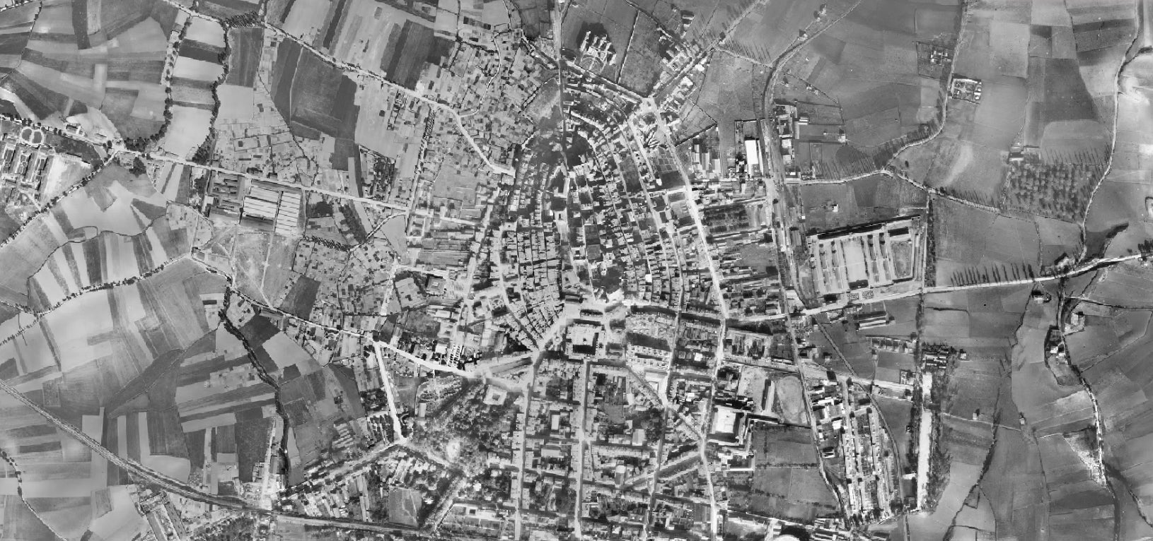 Imagen antes - La provincia de Álava a vista de pájaro hace 90 años