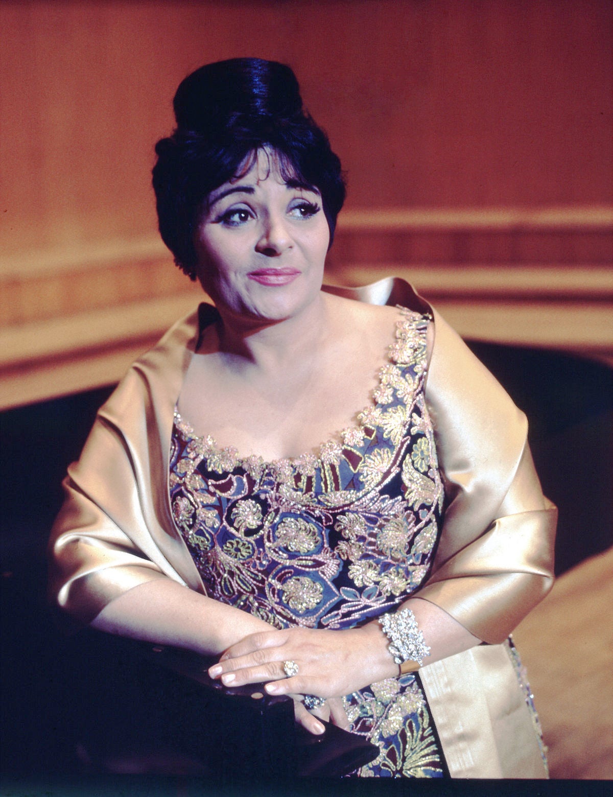 La soprano Victoria de los Ángeles.
