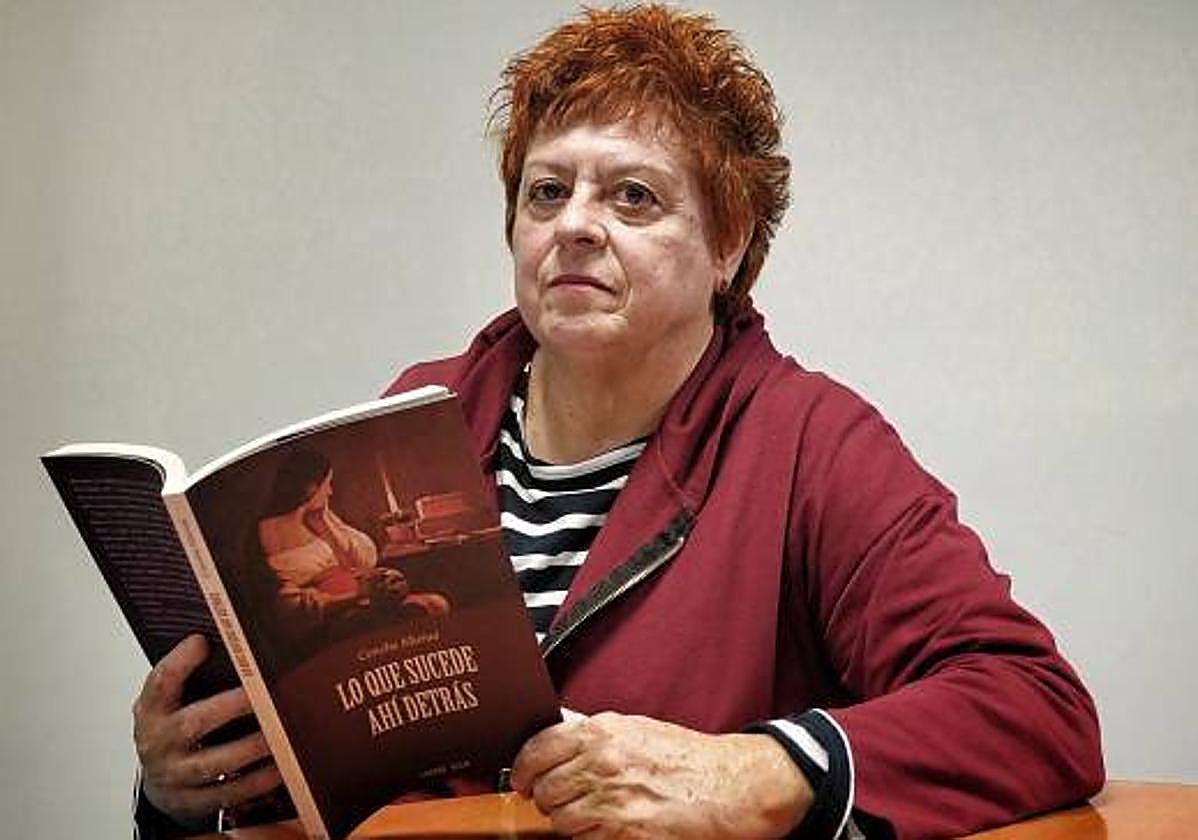 La escritora Concha Murua, que presenta su primera novela mañana en Vitoria.