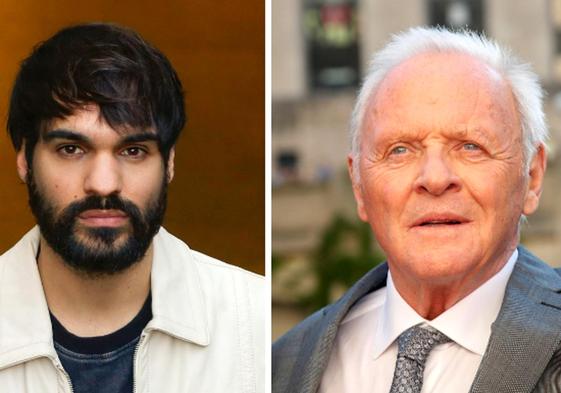 Eneko Sagardoy y Anthony Hopkins, protagonistas de 'Those About to Die'.