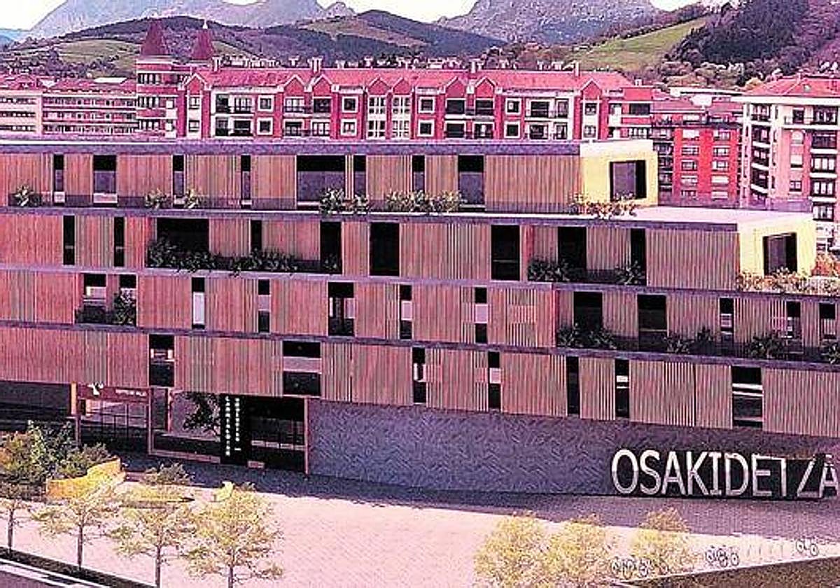 Infografía del centro de alta resolución propuesta por el PNV.