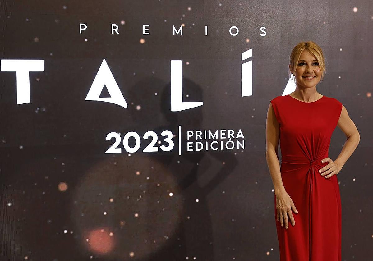 Cayetana Guillén Cuervo, en la fiesta de nominados de los Talía.