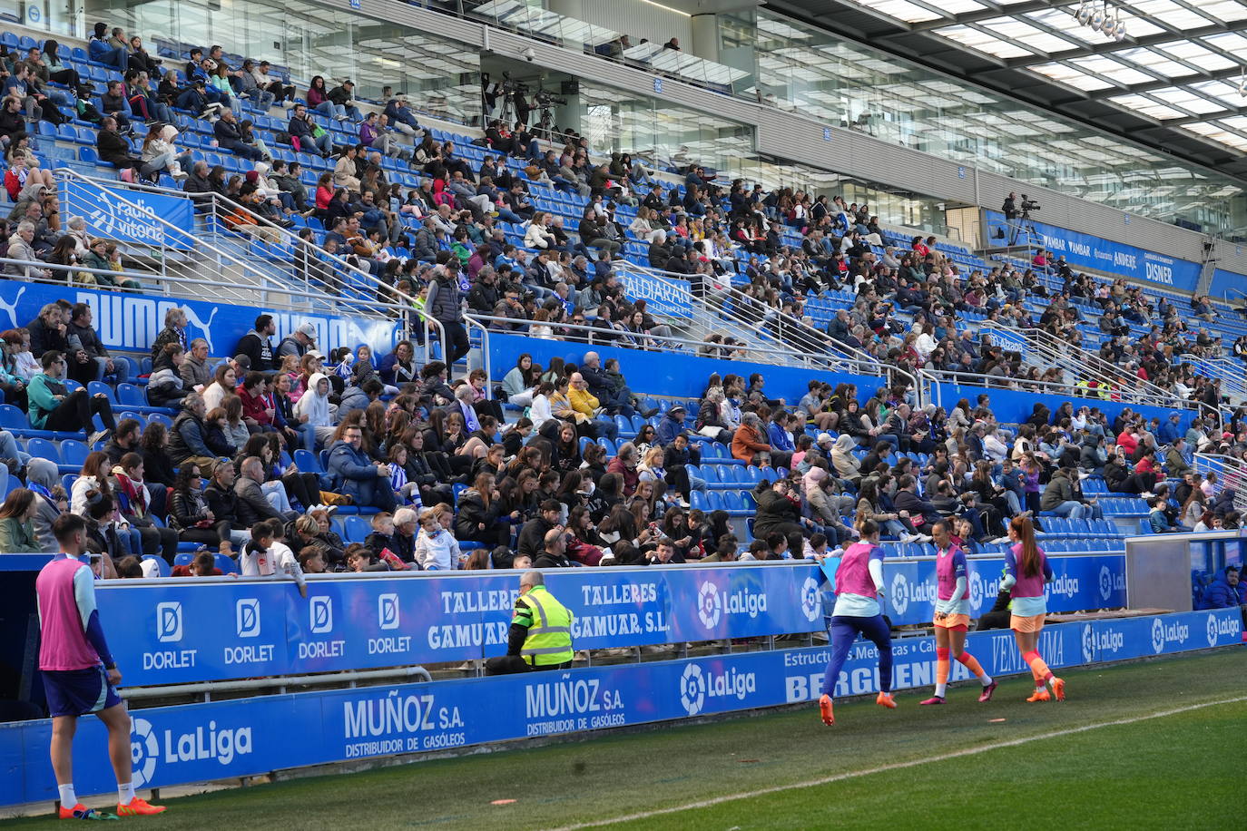 El Alavés Glorisas - Atlético de Madrid, en imágenes