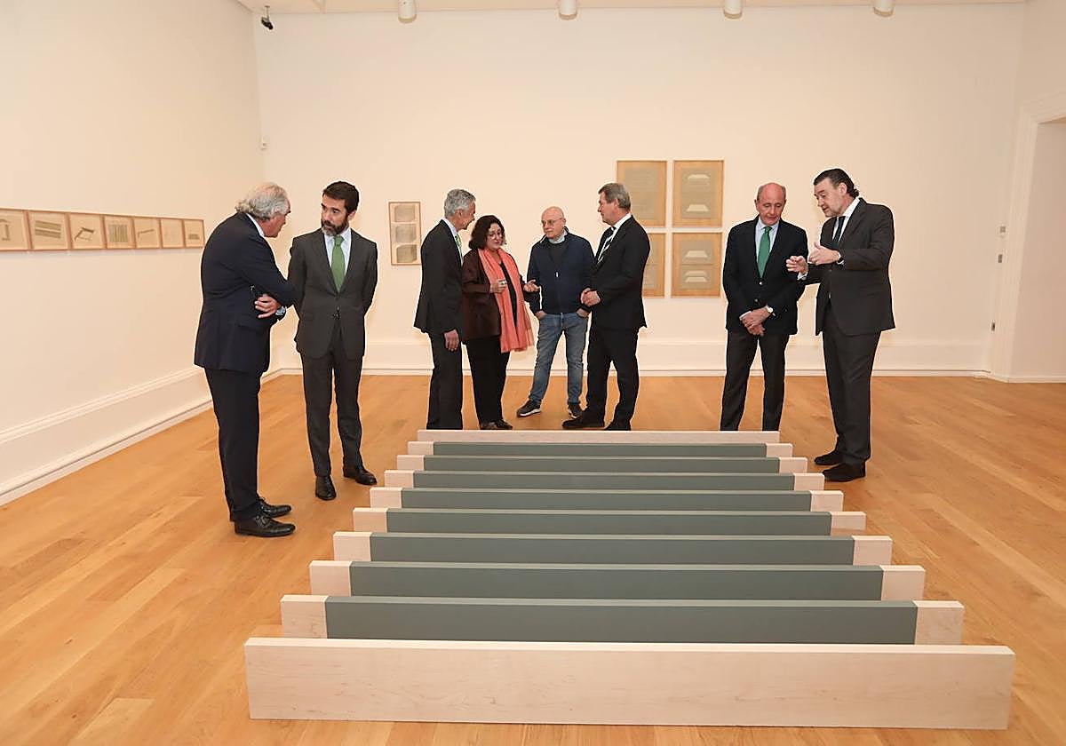 Vista de la reedición de 'Cuadrado sólido nº 2', de Txomin Badiola.