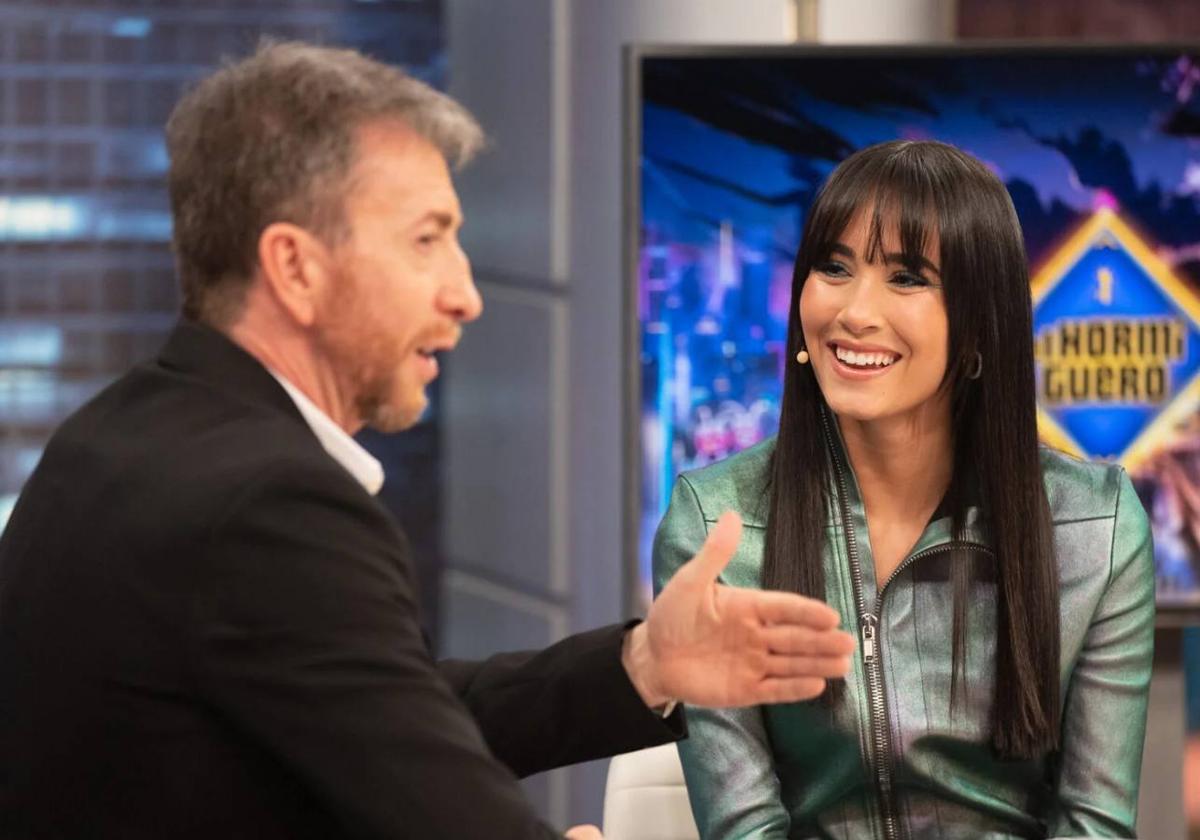 La reacción de Aitana cuando Pablo Motos le pregunta sobre Sebastián Yatra