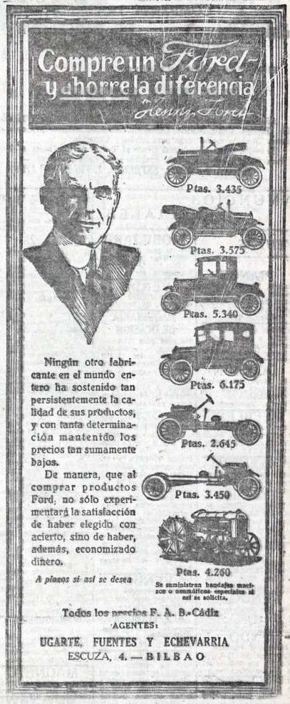 Imagen - Los modelos de Ford, con sus precios, a la venta en Ugarte, Fuentes y Echevarría.