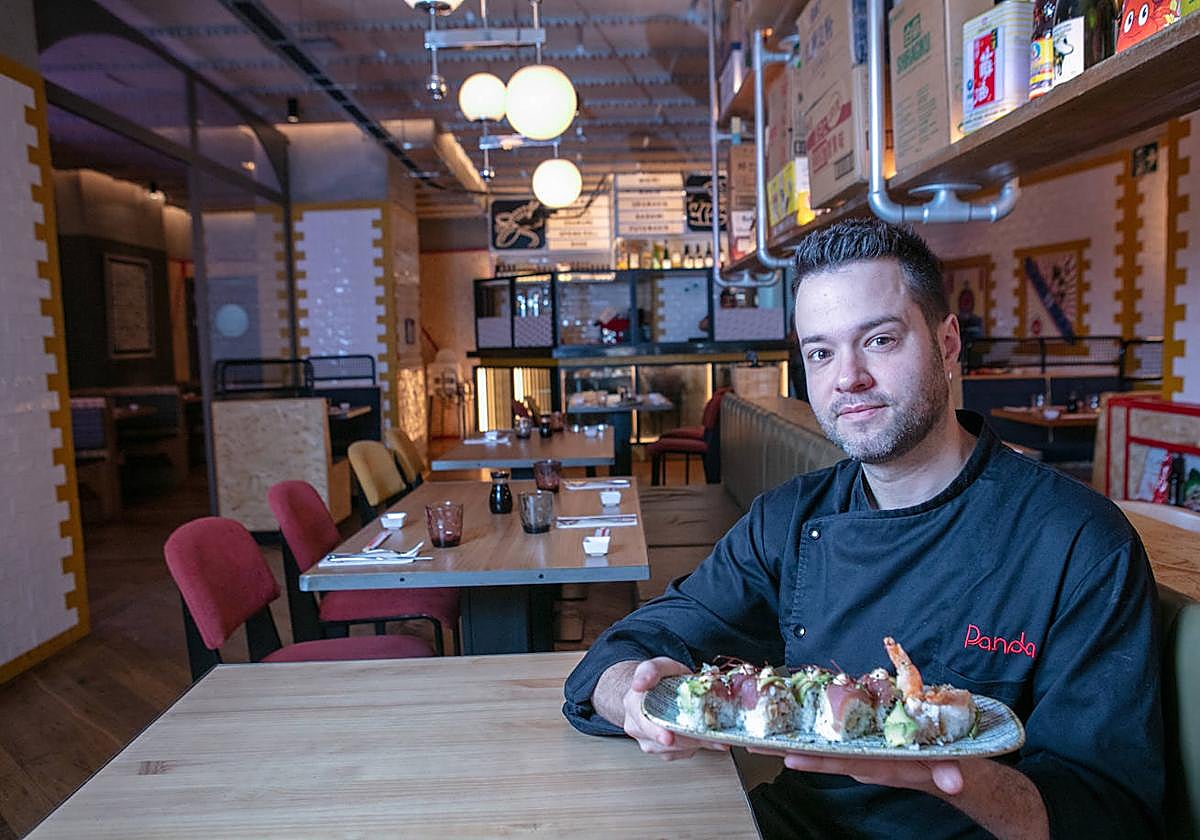 Platos orientales con toques mediterráneos en Vitoria