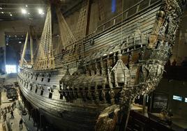 El 'Vasa' tiene 69 metros de eslora, un peso de 1.200 toneladas y una altura de 52 metros.