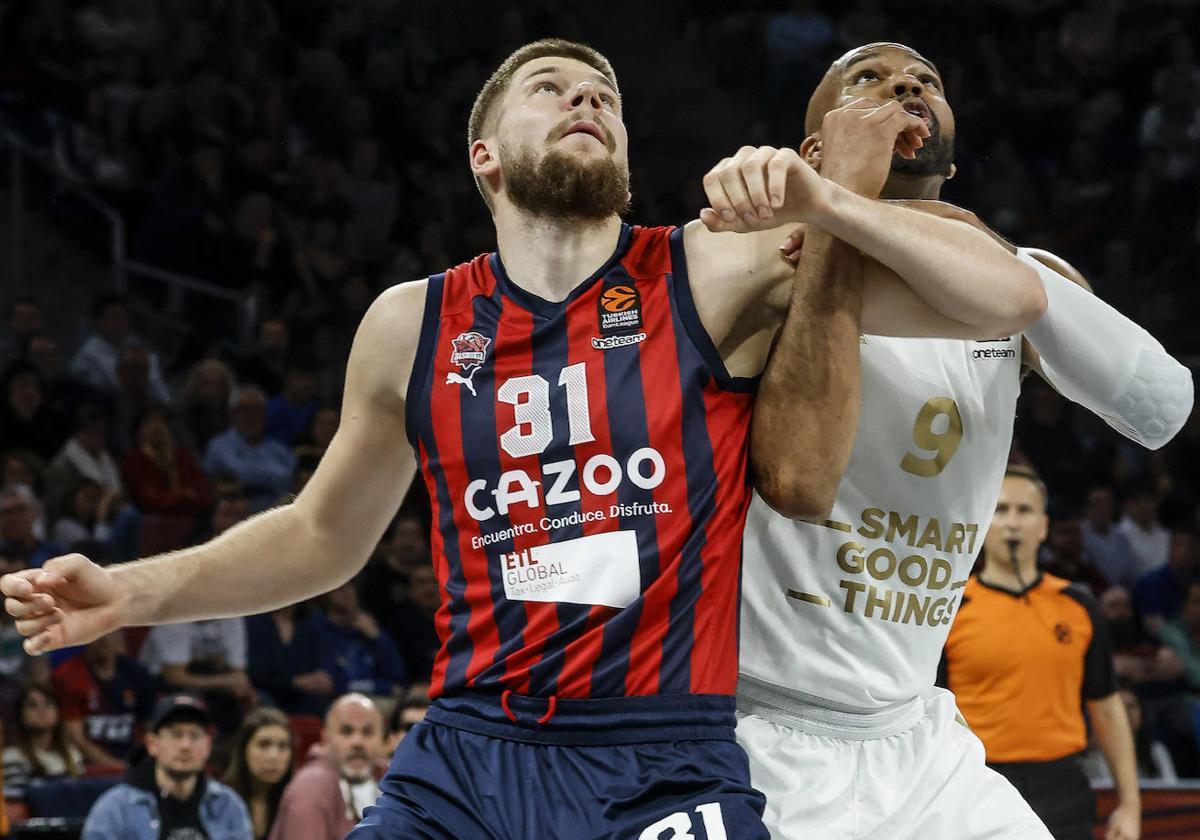 El uno a uno del Baskonia frente al Asvel. El mejor, Giedraitis