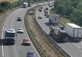 Una imagen de la AP-68 ajena a la información.