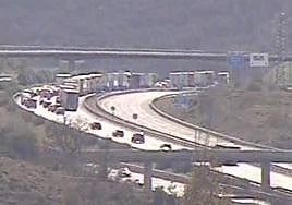 Las retenciones, captadas por las cámaras de seguridad.