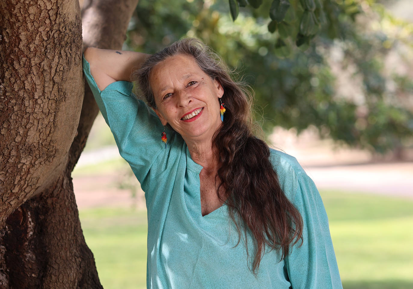 Imagen secundaria 1 - Paola Dominguín valora su vida en el campo, y se siente muy conectada con la naturaleza.