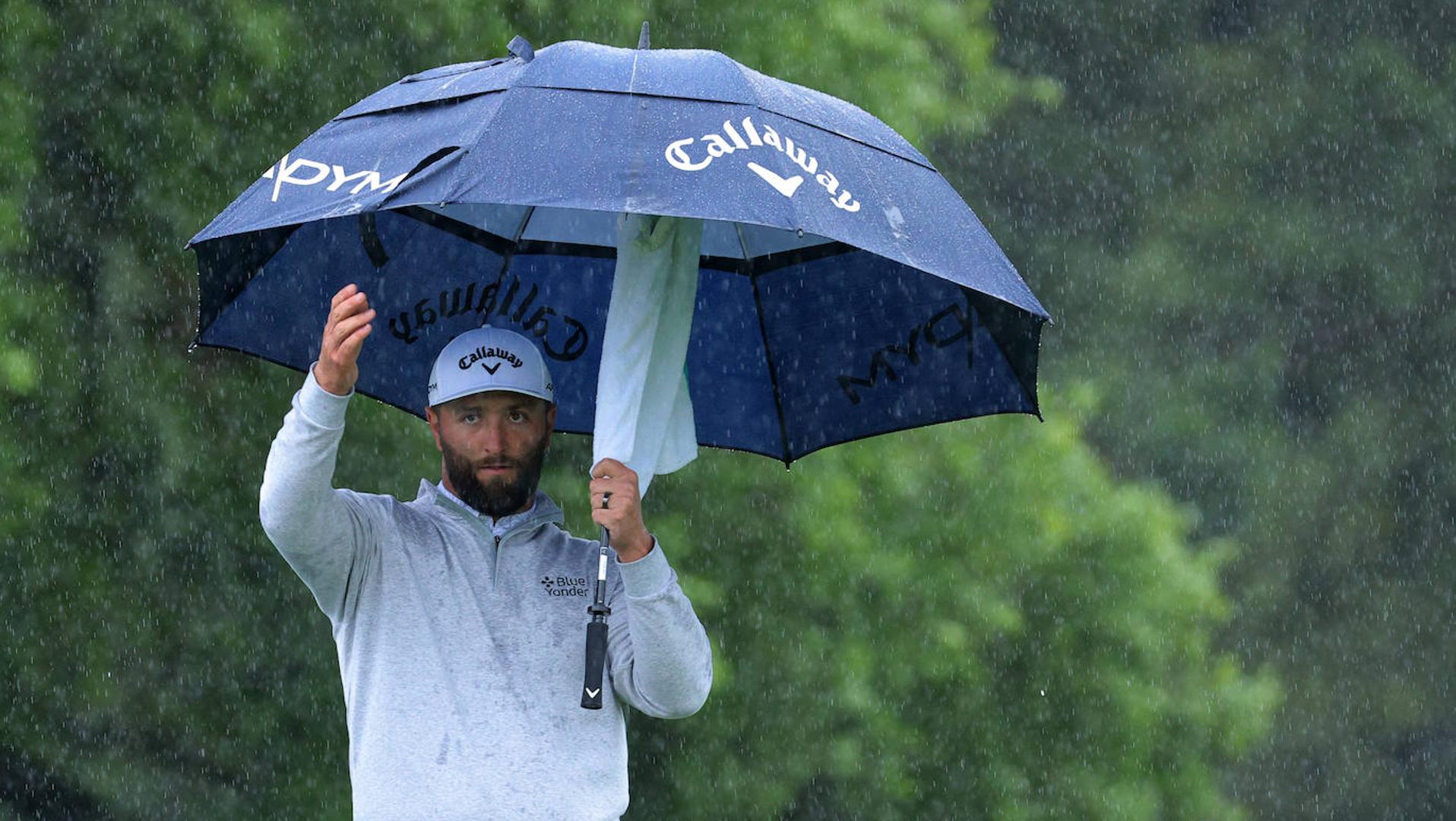 The rain forces the suspension of the day in Augusta with Rahm in the battle for victory