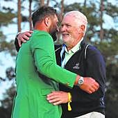 Edorta Rahm, padre de Jon: «Es muy emocionante saltar en el hoyo 18 a abrazar a tu hijo»