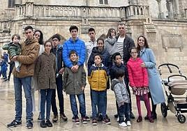 La familia Peinador Morquecho al completo.