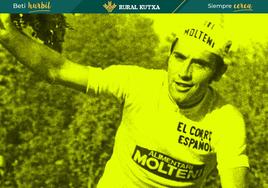 Merckx vistió de amarillo en el Tour y también en la Vuelta.