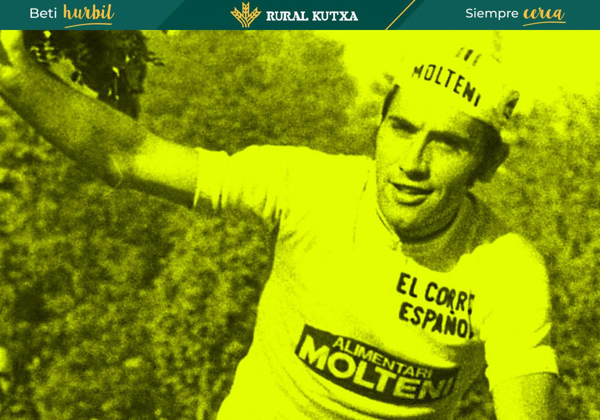 Merckx vistió de amarillo en el Tour y también en la Vuelta.