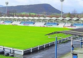 Imagen del campo de Basarte en Amurrio.