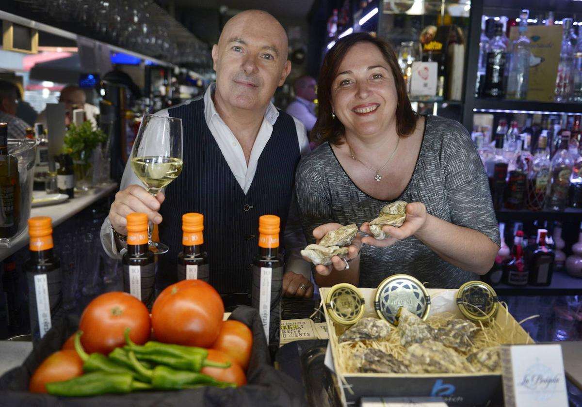 Unai Dañobeitia y Lydia Alonso en el Atarrabi.