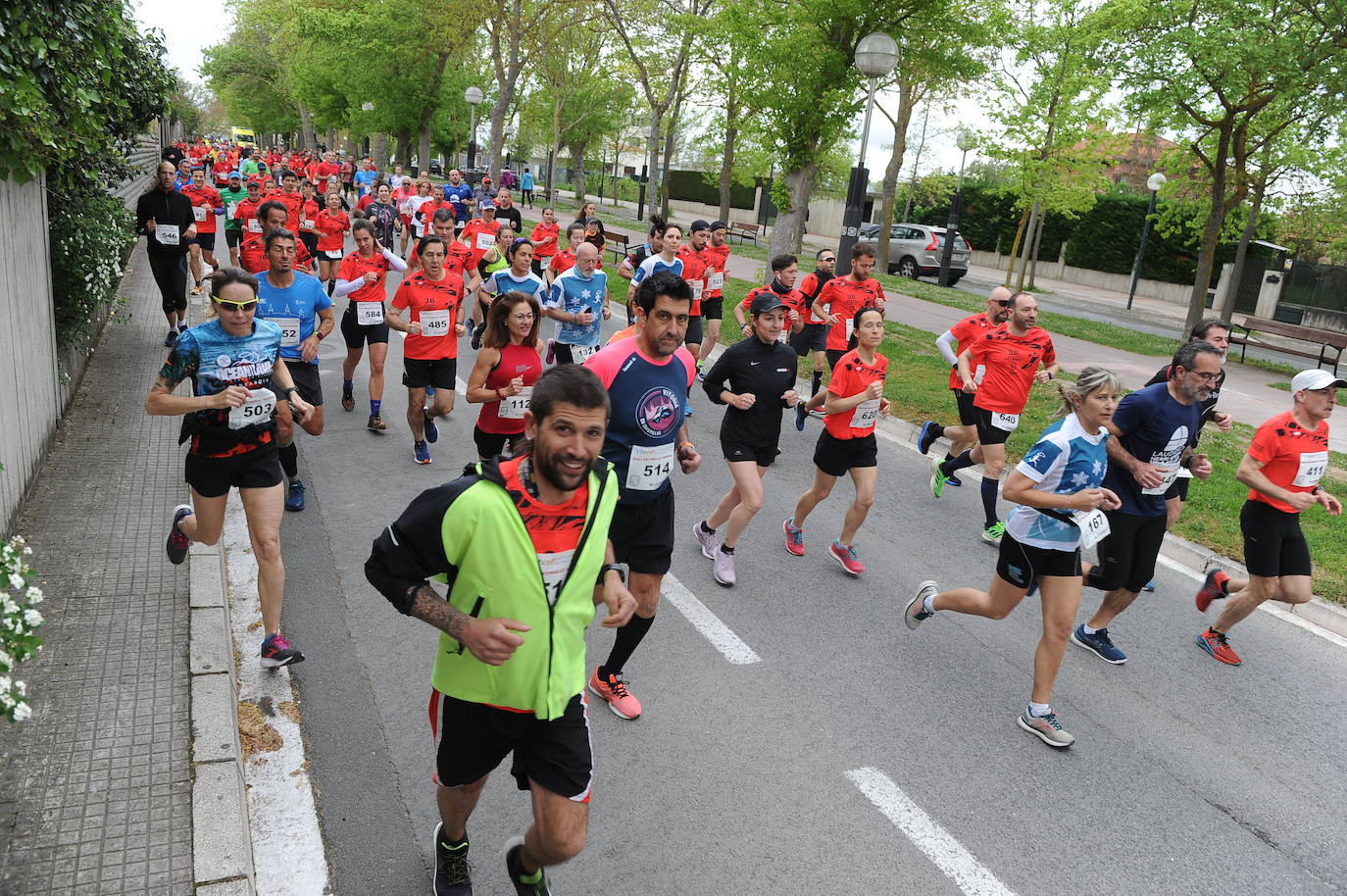 Medio millar de corredores se dan cita en la Vitoria-Estíbaliz