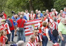 Hermanamiento de peñas del Athletic en Gamiz.