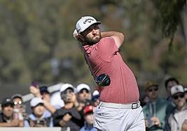 Jon Rahm, en el último Masters de Augusta