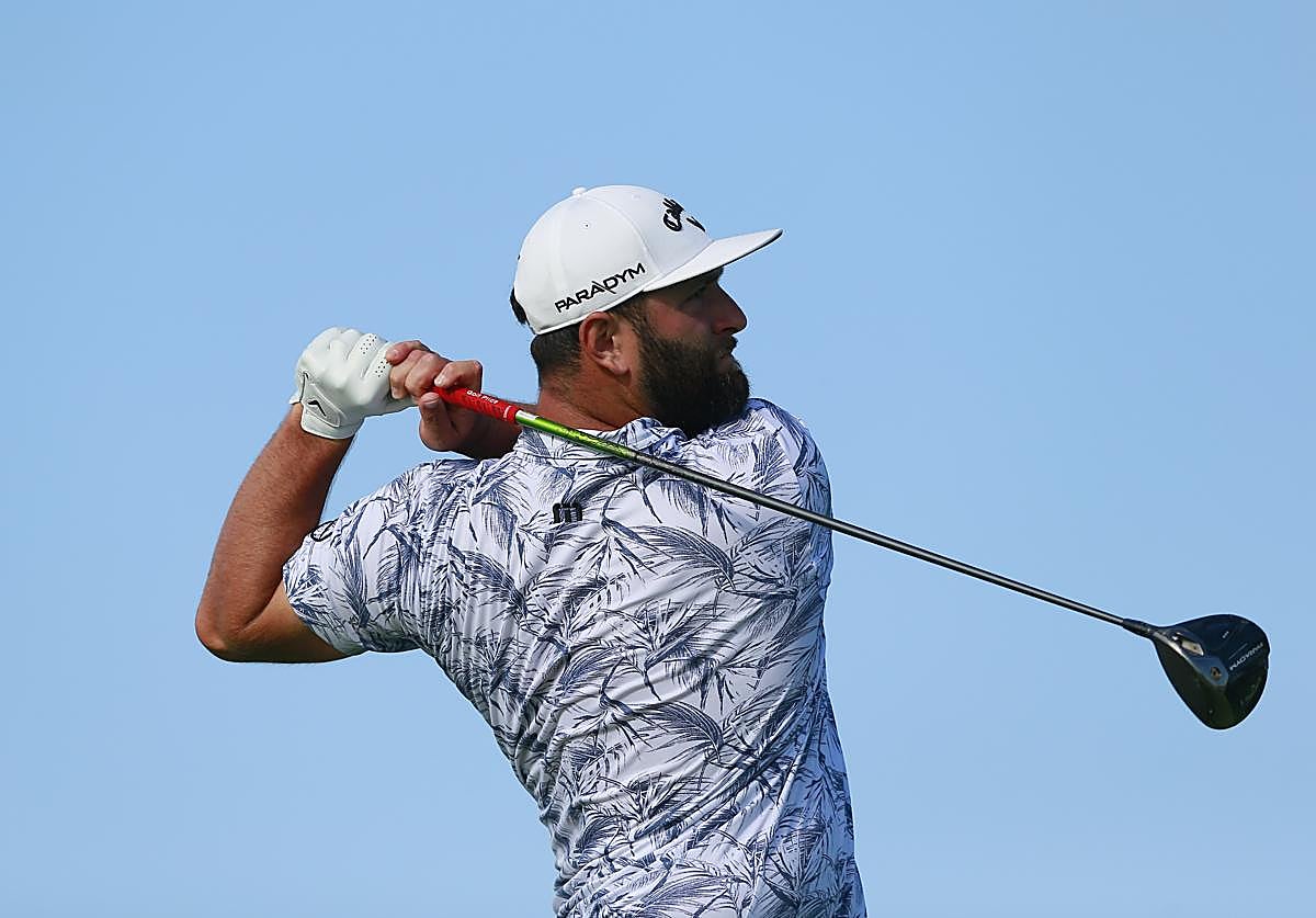 Jon Rahm, en su recorrido en Puerto Vallarta.