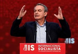 El expresidente del Gobierno José Luis Rodríguez Zapatero, en un acto previo.