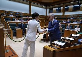 Maddalen Iriarte se ha despedido este viernes como portavoz de EH Bildu en el Parlamento.