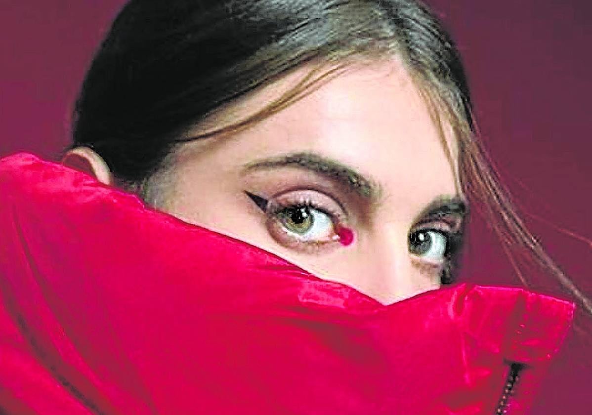 Ana Isabel García, Gata Cattana, en una de sus fotos más célebres.