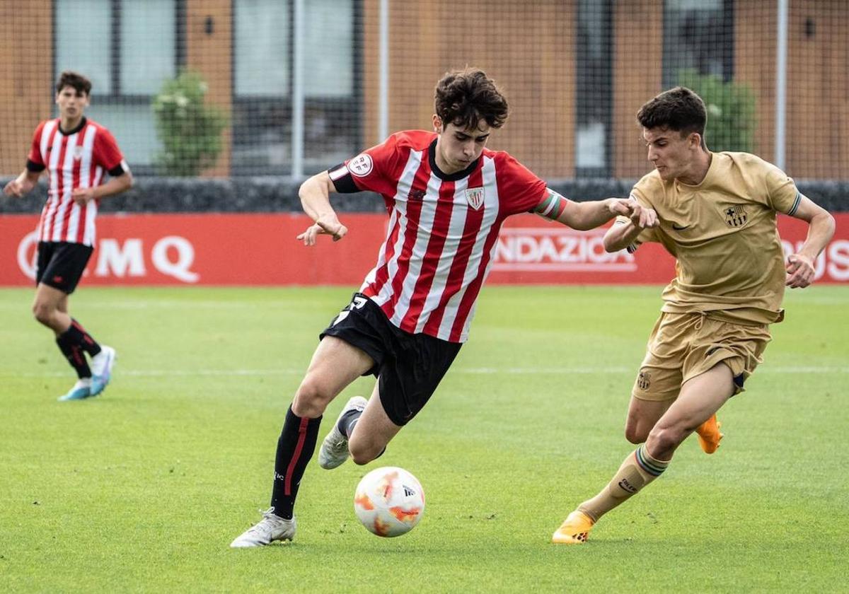 El Athletic juvenil exhibe su gran potencial pero no puede batir al Barça